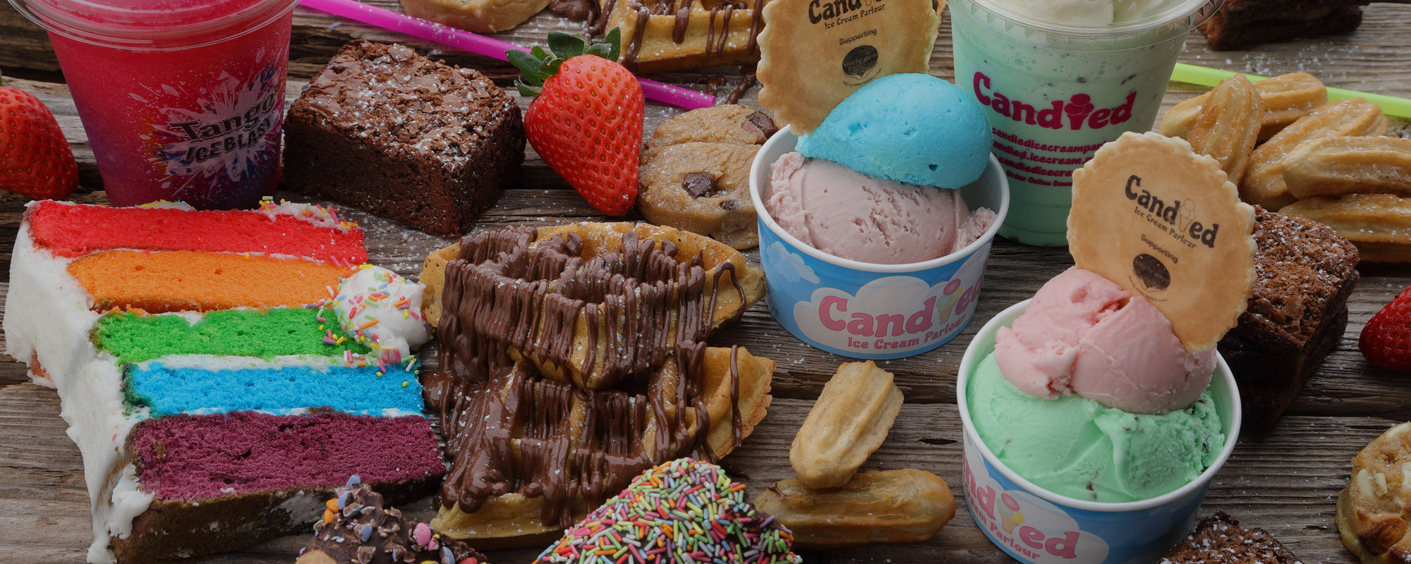 to Candied Ice Cream Parlour Grangemouth We make our own